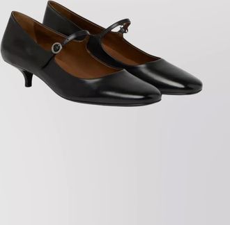 Marsèll kitten heel round toe pumps with buckle