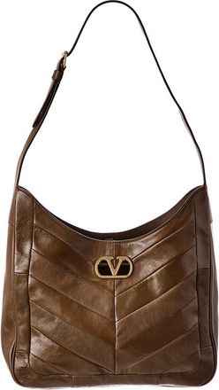 Valentino Vlogo Signature Leather Shoulder Bag