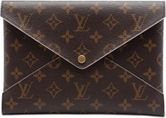 Louis Vuitton Pre-owned Kirigami Clutch - unisex - Vintage Clutch - Bruin - ONE Size - Vintage