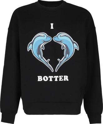 Botter Sweatshirt - Heren - Sweatshirts - Zwart - M - Katoen - Hoodies & sweatvesten