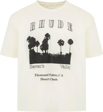 Rhude graphic-print T-shirt - Neutrals