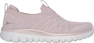 Skechers Womens Graceful Good Vibe Trainers in Lilac - Sports Mesh Shoes with Wide D/E Fit - Ladies Stretchy Athletic Footwear - Size UK 6 / EU 39