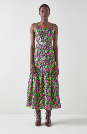 L.k. Bennett Womens Dr Essie Dresses,Multi - Red - Size 18 UK