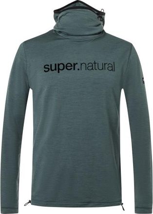 super.natural Alpine Hooded II Hoodie f&uuml;r Herren | blau