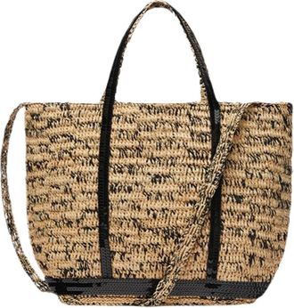 Vanessa Bruno Handgemaakte Raffia Tote Tas - unisex - Shoppers - Veelkleurig - ONE Size - Katoen - Tassen