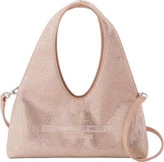 Alexander Wang Pike Mini Hobo - Dames - Schoudertassen - Roze - ONE Size - Leer - Tassen