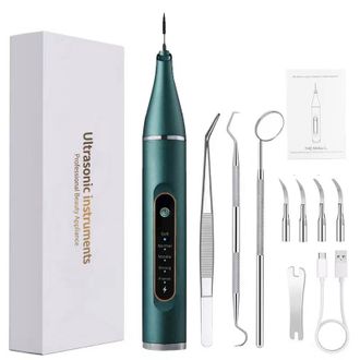 OEM Pasta De Dientes - Set De Cepillo De Dientes El&eacute;ctrico, Cinco Modos El&eacute;ctricos + M&uacute;ltiples Accesorios, Quitamanchas Dentales