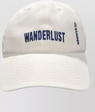 Jil Sander cotton logo-embroidered cap