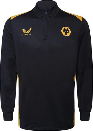 Castore Trainingsjack met kwartrits voor heren van Wolverhampton Wanderers FC (Kaviaar/Oudgoud)