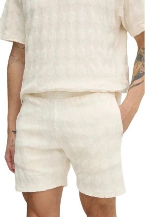 BALR. Terry Shorts - Heren - Bermuda - Beige - 2XL - Katoen - Korte Broeken