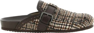 Brunello Cucinelli Sabot - Dames - Slip ons - Bruin - 40 EU - Wol - Schoenen