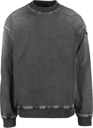 Diesel sweatshirt - Heren - Sweatshirts - Zwart - L - Katoen - Hoodies & sweatvesten