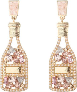 Eyecandy LA Eye Candy La Holly Champaign Drop Earrings