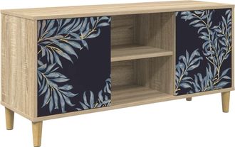 vidaXL Mueble De Tv Dokkum 102 X 33 X 50 Cm Sonoma Vidaxl