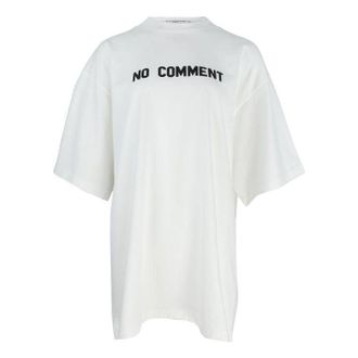 Balenciaga (WMNS) Balenciaga No Comment T-Shirt White 684155TLVG30330