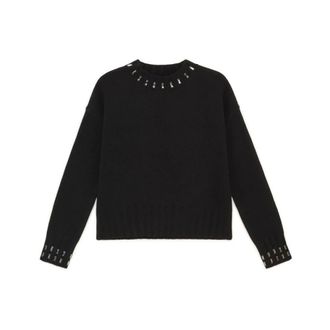 Maliparmi Mujer, Jerseys, Negro, Talla: L