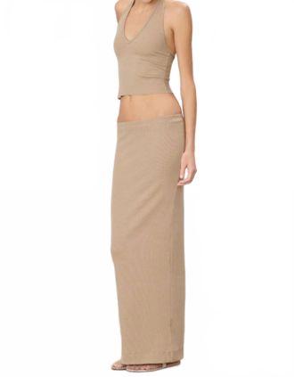 &Eacute;terne Emma Maxi Skirt In Taupe