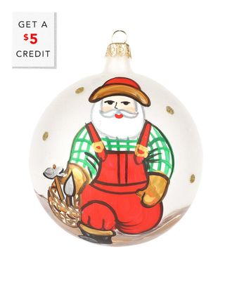 Vietri Vietri Old St. Nick Gardener Ornament With $6 Credit