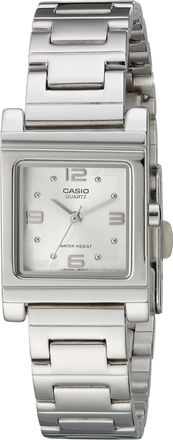 Casio Womens Silver Dial Analog Stainless Steel Watch - LTP-1237D-7ACR