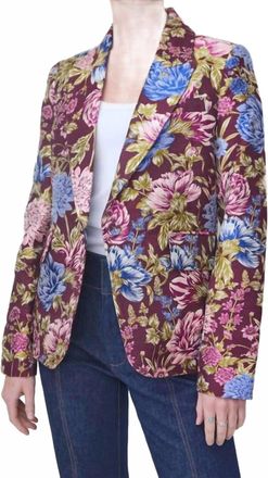 Christy Lynn Soraya Single-Breasted Blazer In Floral
