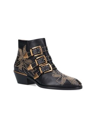 Chlo&eacute; Womens Chlo&egrave; Boots Black Upper: Lamb Leather