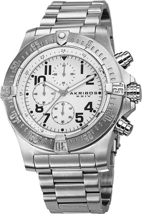 Akribos XXIV Akribos Xxiv Mens Stainless Steel Watch