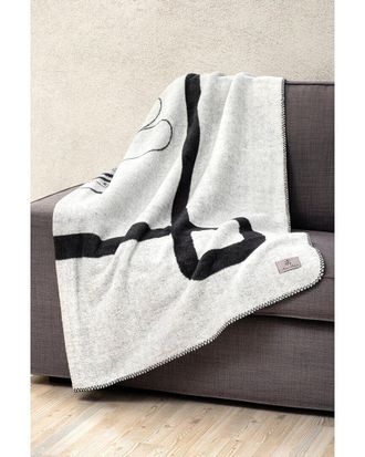 Brooks Brothers Bb Monogram Luxury Cotton Throw