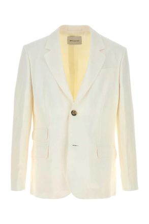 Ami Off White Notched Lapel Jacket