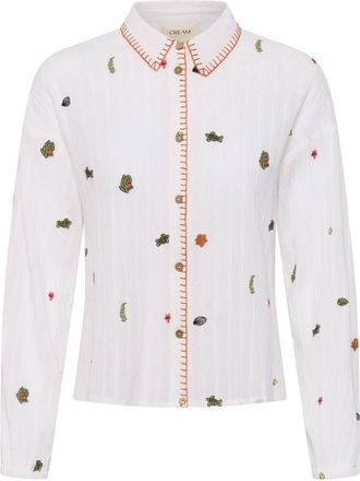 Cream Overhemden, Dames, Wit, 2Xl, Shirts