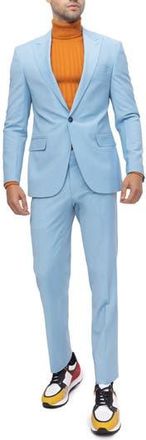 Ron Tomson Super 120S Merino Wool Tuxedo in Sky Blue at Nordstrom Rack, Size 40 Us / 50 Euregular