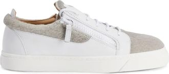 Giuseppe Zanotti Sneakers Frankie con doppia zip - Grigio