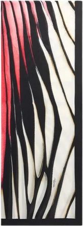 Roberto Cavalli Accessoires, Dames, Veelkleurig, ONE Size, Ray Of Paradise Print Silk Stole