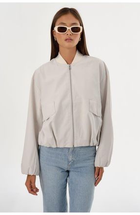 LaMarque IRIANA | Bomber Jacket in Whisper White at Nordstrom, Size Xx-Small