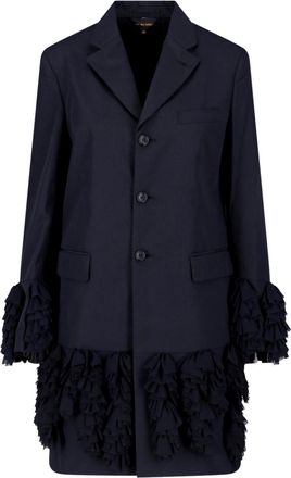Comme Des Gar&ccedil;ons Blazer Lungo Con Rouches