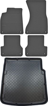 OEM Juego De Alfombrillas De Goma Para Coche Y Alfombrilla Para Maletero Para Audi A7 I 4g Sportback (de Septiembre De 2010 A Enero De 2018)