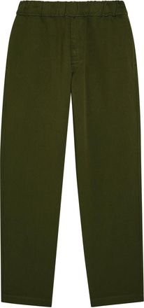 Labo.art Tapered-leg Cotton Trousers - Olive - 2 (XS)
