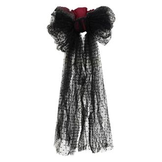 Red Valentino Elegante Haarband - Dames - Haaraccessoires - Zwart - S - Tule - Accessoires
