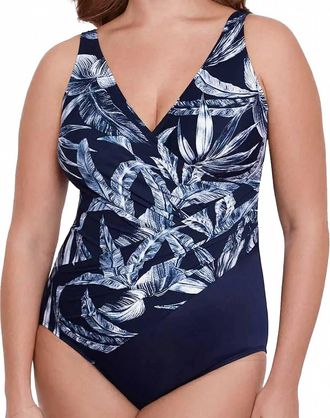 Miraclesuit Oceanus One-Piece Swimsuit - Plus In Blue