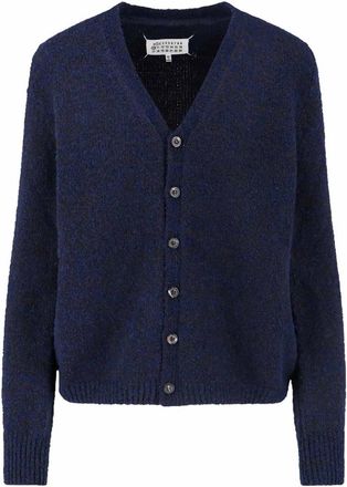 Maison Margiela Cardigan In Misto Lana