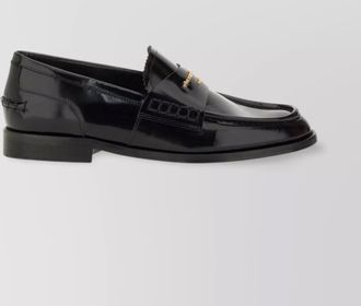 Alexander Wang shiny round toe loafers