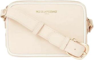 Ines De La Fressange Tassen, Dames, Beige, ONE Size, Leer, Banana Marcia leder blush