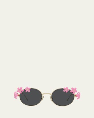 Loewe Signature Floral Metal Sunglasses