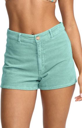 Billabong Free Fall Corduroy Shorts in Misty Blue at Nordstrom, Size 24