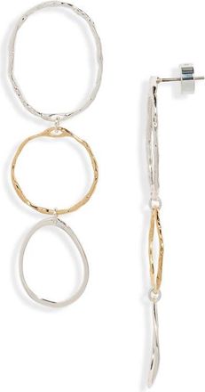 Nordstrom Demi Fine Triple Link Earrings in 14K Gold- Sterling Plated at Nordstrom