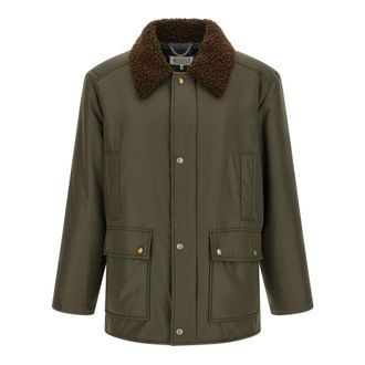 Maison Margiela Shearling Collar Parka - male - Maison Margiela - Winter Jackets - Green - M - Jackets