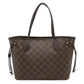 Louis Vuitton Pre-owned Tote Bags, female, Brown, Size: ONE SIZE Pre-owned Vintage Damier Shoulder Tote