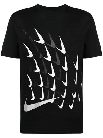 Comme Des Gar&ccedil;ons x Nike logo-printed cotton T-shirt