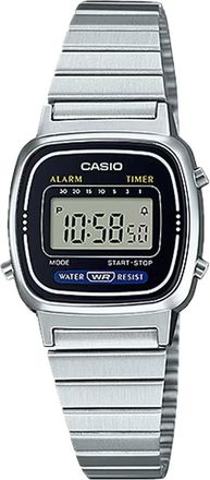 Casio Womens Vintage Digital Stainless Steel Watch - LA-670WA-1