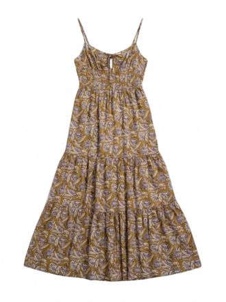 Ulla Johnson Womens Aydin Cami Floral Midi Dress In Fennel Blossom