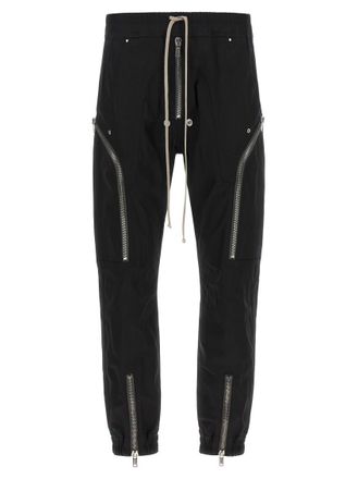 Rick Owens Black Relaxed Cargos Pants